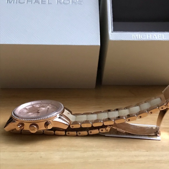 MICHAEL KORS RITZ ROSE GOLD CHRONOGRAPH MK6493 main image 7
